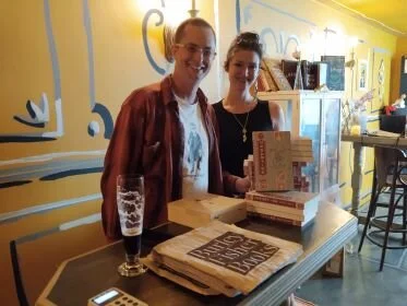 Dreamtime launch party at Vout-0-Reenees, by Jackie Law