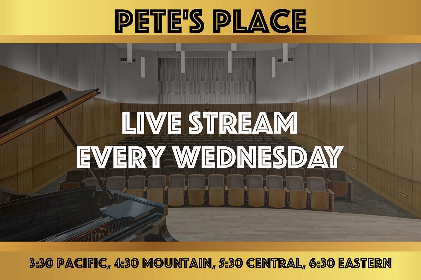 ANNOUNCEMENT:

After a lot of talk, I&rsquo;m excited to start streaming weekly! For the past year I&rsquo;ve been creating a lot of arrangements of not only jazz standards, but songs in other genres that I&rsquo;ve fallen in love with. Feel free to 