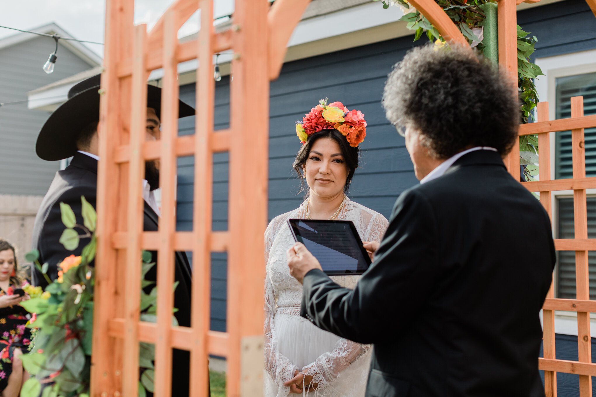 Austin Texas Central Backyard Wedding Covid Friendly Bohemian Boho Hispanic Spanish Small Wedding Elopement-22.jpg