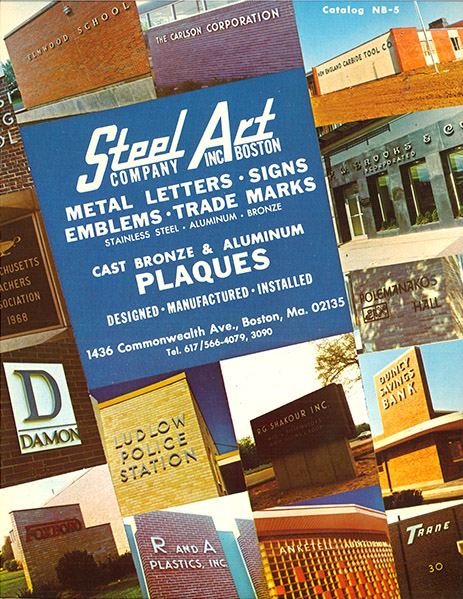 Steel Art vintage brochure