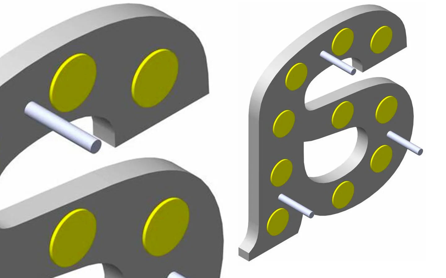 T-6 Double Side Tape Dots with Studs (Copy)