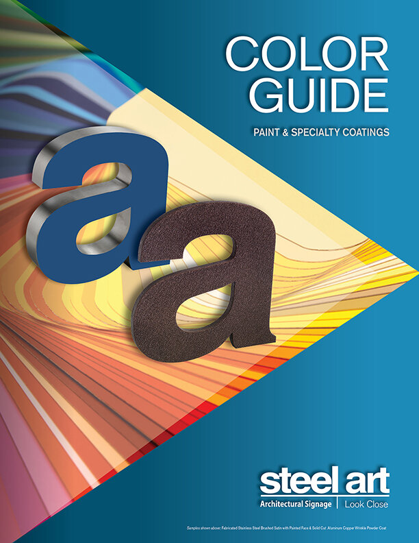 Steel Art Color Guide - Click on the cover to view our Paint & Specialty Coatings.