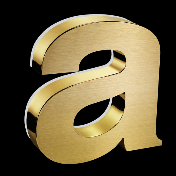 Satin Brushed, Mirror Return - Edgelit™ Design 100