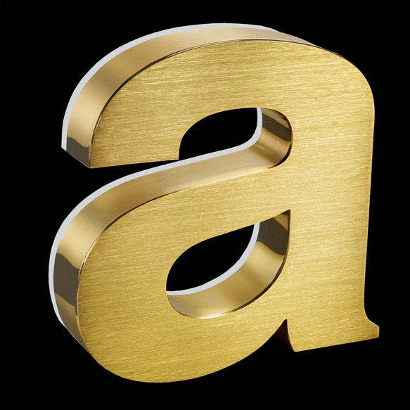 Satin Brushed, Mirror Return - Edgelit™ Design 100