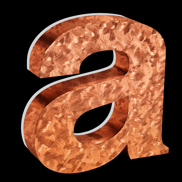 Random Orbital Copper - Edgelit™ Design 100