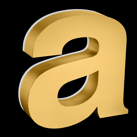 Gold Satin - Edgelit™ Design 100