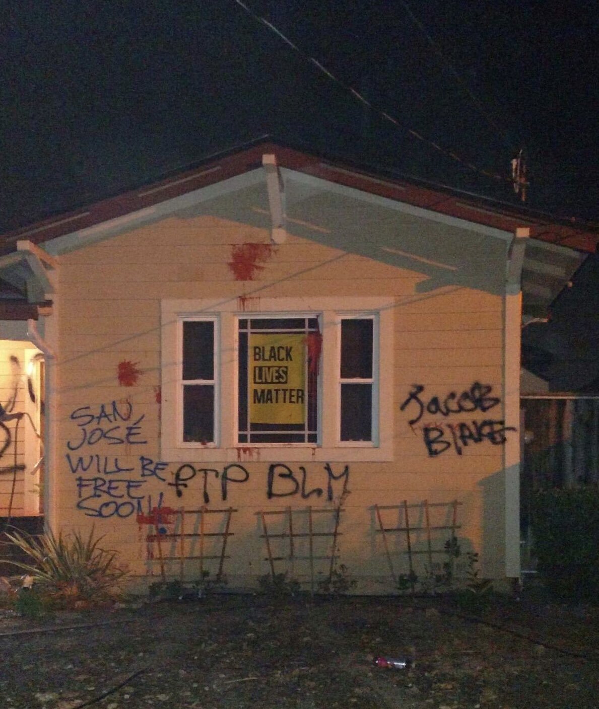 Local advocates support the vandalization of mayor's home
