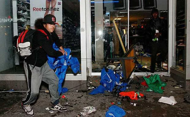 Amazingly, some people still think looting is wrong