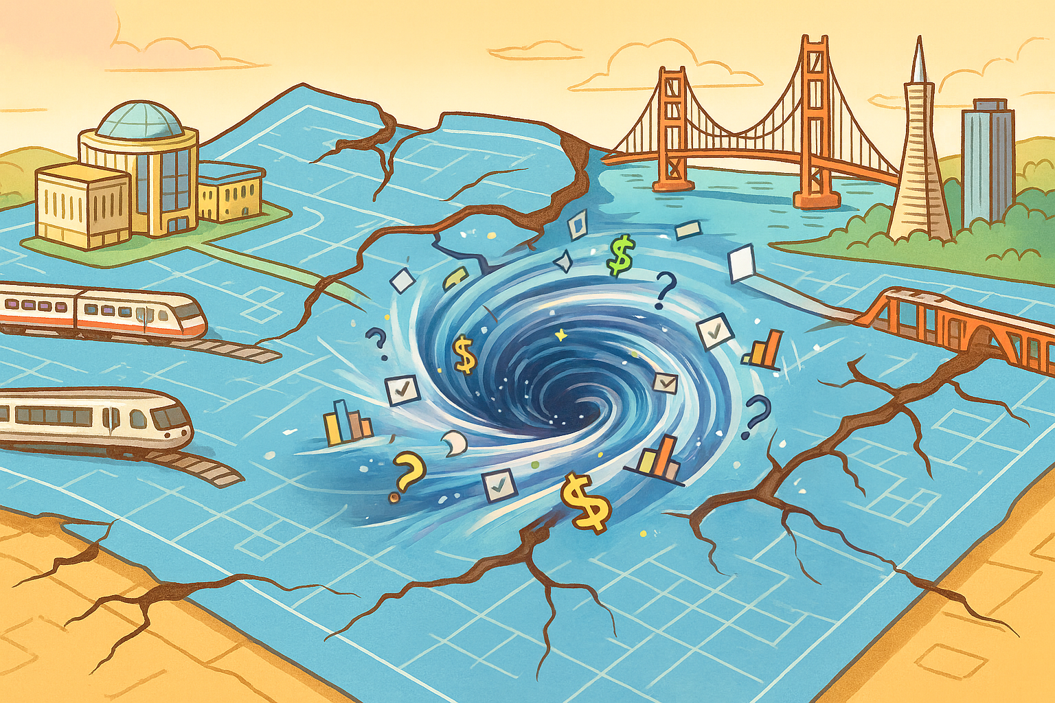☆ Regional planners mapped out a “vibrant” Bay Area. Now there’s a serious math problem.