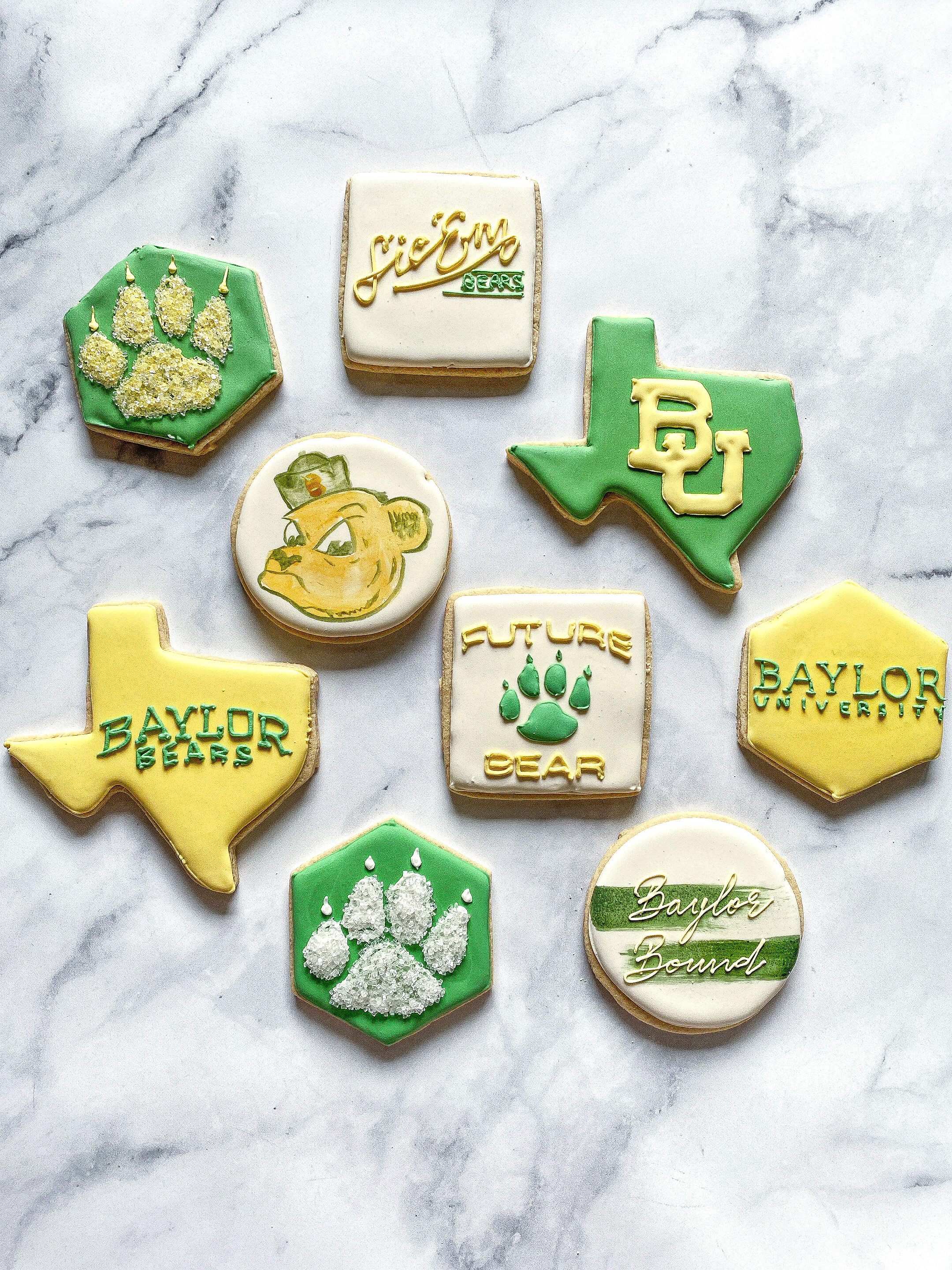  Baylor Graduation Cookies 