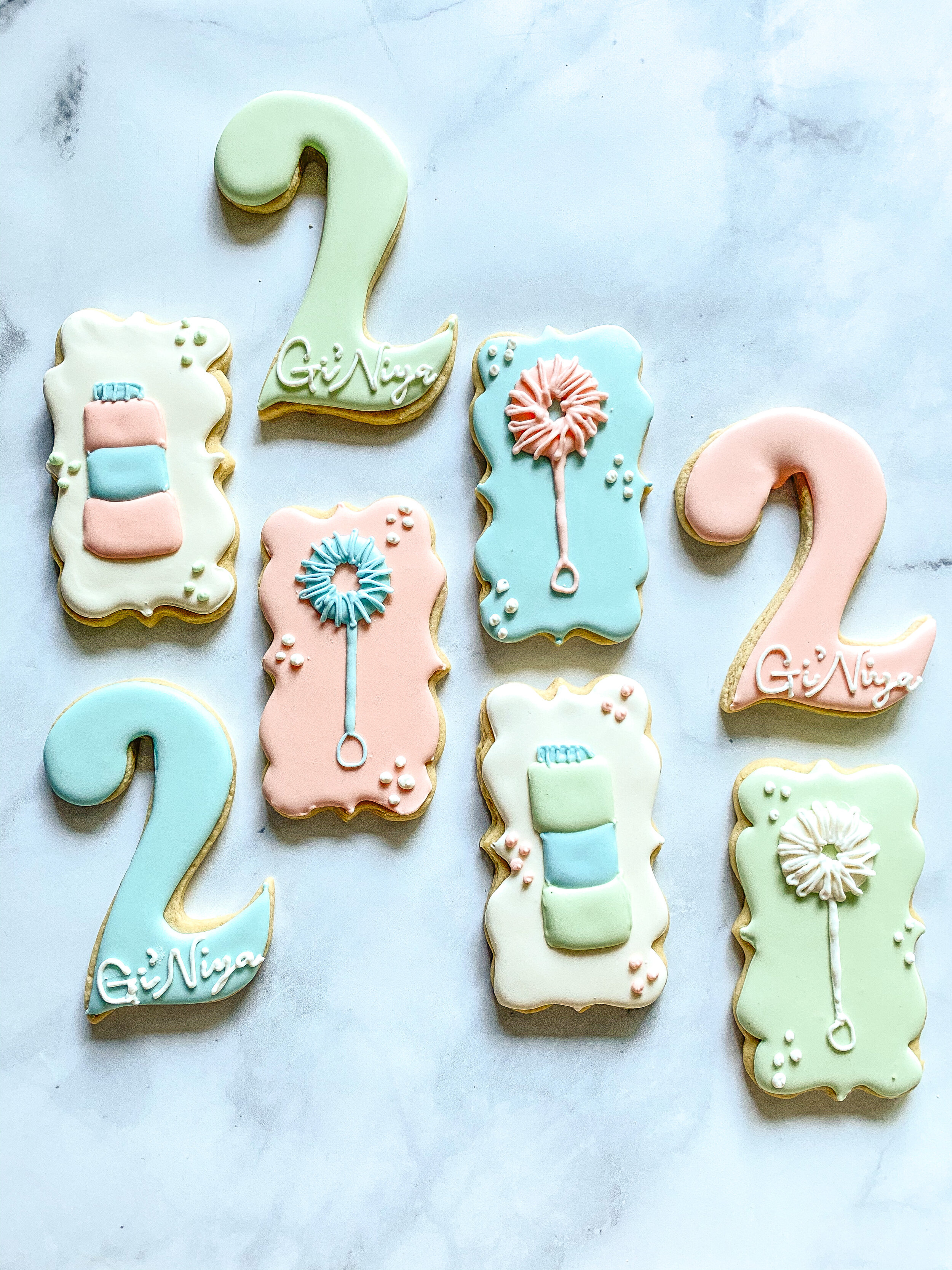  Bubbly Birthday Party Cookies 