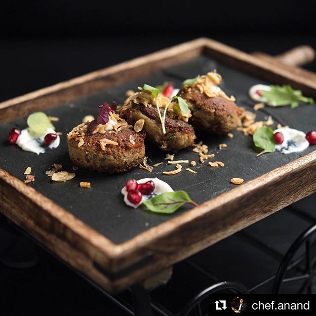 Repost @chef.anand ・・・
Galouti K E B A B S with their &ldquo;melt in your mouth&rdquo; texture were made for a toothless king who couldn&rsquo;t chew meat, but desired to eat lamb. The chefs were put to task and this resulted in a kebab so tender, ma