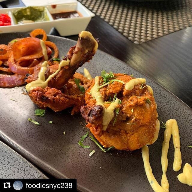 Repost @foodiesnyc238 ・・・
Enjoyed the flavor of lamb probably for the first time. I normally order butter chicken only lol, but I&rsquo;d order something else as well at this restaurant. They seem to know how to cook! @bhattinyc #bhattiindiangrill #i