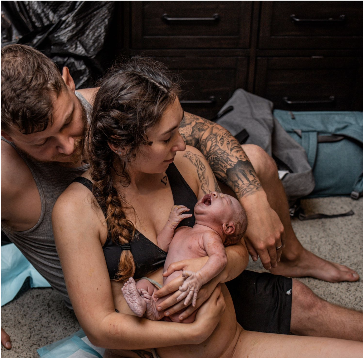 Home Birth Photo by Katie Van Hoven Photography