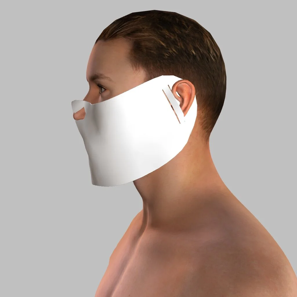 Disposable Anti Fog Clear View Face Covering