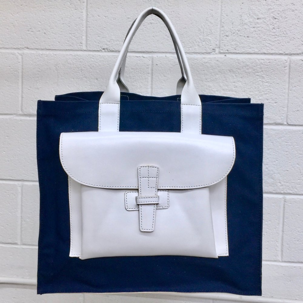 SAC 1 &amp; SAC 2 | NAVY CANVAS/WHITE LEATHER (Copy)