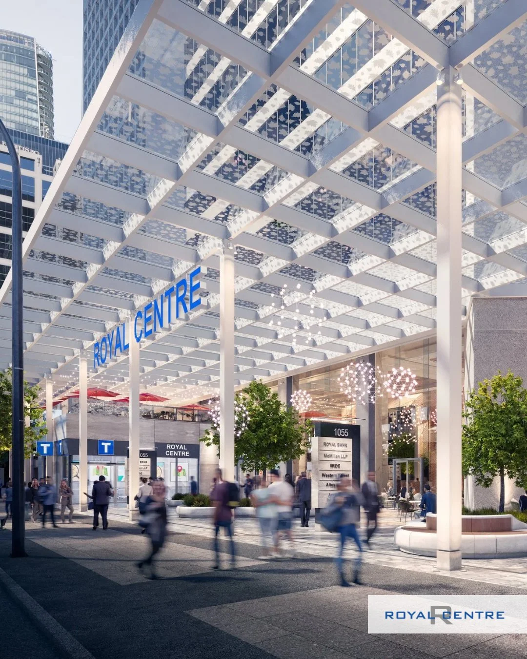 🚧 We are continuing with transforming our plaza and lobby space into something fresh, modern, and welcoming through our (Re)Envisioned project. ✨⁠
⁠
Here&rsquo;s what&rsquo;s coming, in case you haven't heard:⁠
⁠
✔️ A sleek glass canopy + new pavers