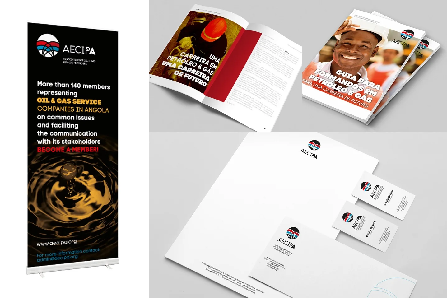  Stationary, brochure (and other) development  Employer: Estúdio África 