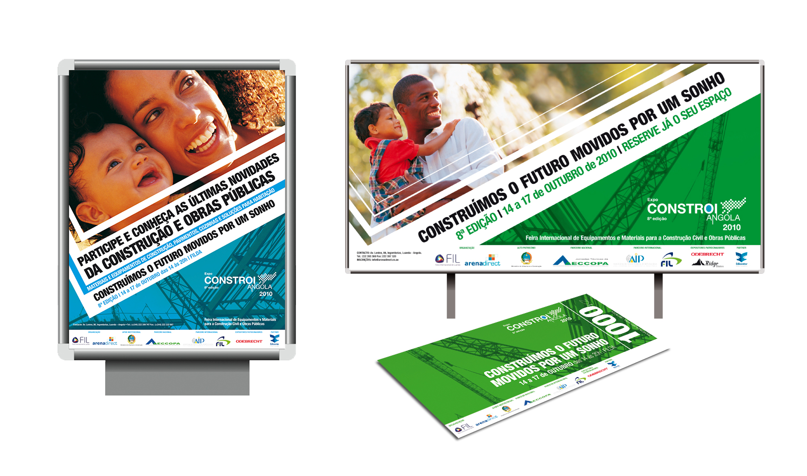   Constrói Angola 2010 advertising campaign    Design and post-production  