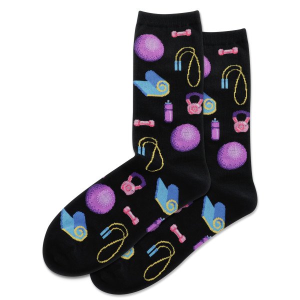 Ladies/Girls Pink Glittery Doughnut Planet Cotton Ankle Socks 