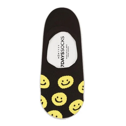 Smiley Emoji Socks | Women's — SOCK FOOTAGE