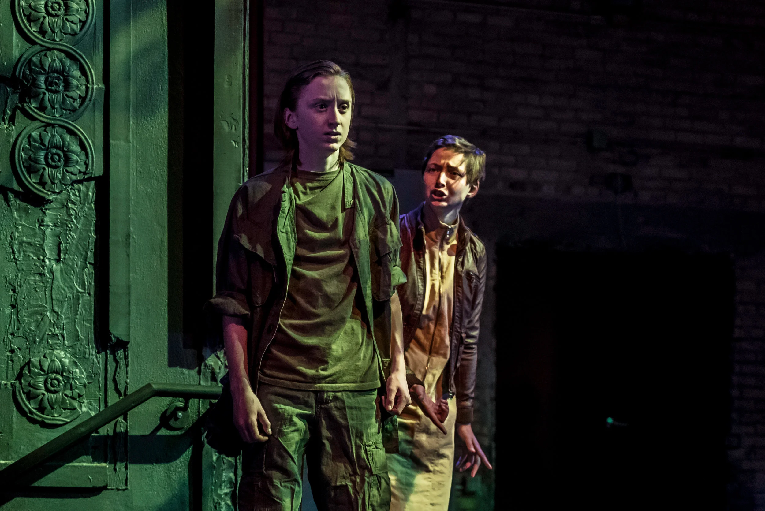 Isaac Jaro as Macbeth and Vee Signorelli as Lady Macbeth in the SYT Core Ensemble production of MACBETH (2016) Photo: Logan Verdoorn