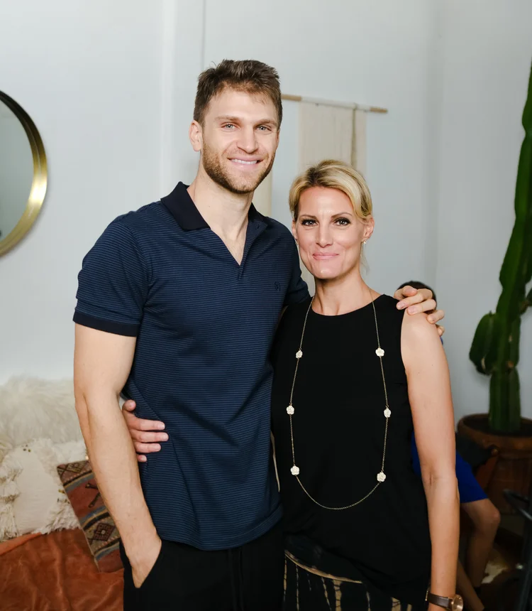 Celebrity vocal coach Valerie Morehouse with Keegan Allen