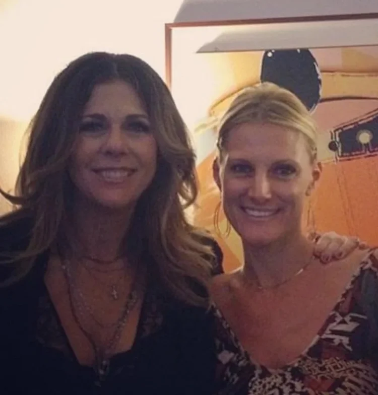 Celebrity vocal coach Valerie Morehouse with a client