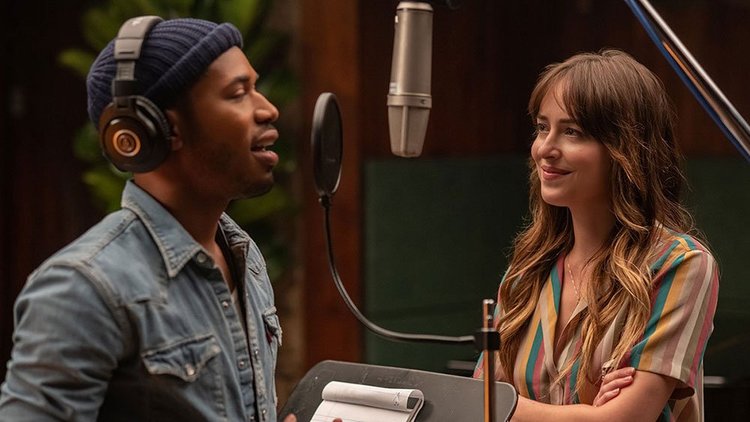 Kelvin Harrison Jr. in The High Note (2020), a film vocal coaching credit for celebrity vocal coach Valerie Morehouse