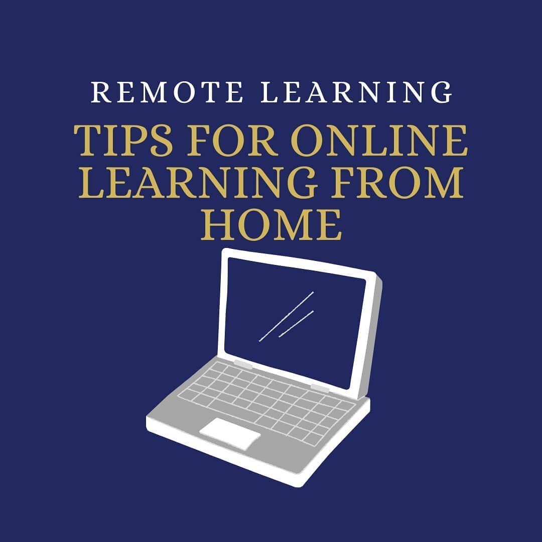 Learning from home can be hard, but we're here to help!  Here are a few tips on how to make online schooling a bit easier.⁠
⁠
In need of more help?  Our tutors are still accepting virtual and in-person students for this semester.  Whether it's help i