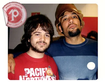 Pedro con Ben Harper