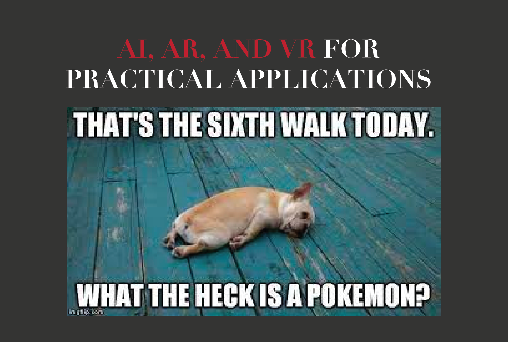 Harnessing AI, AR, and VR for Practical Applications