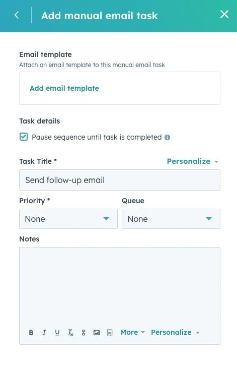 Hubspot Creating Task Mastering HubSpot Sequencing for Sales — Red Brick Partners