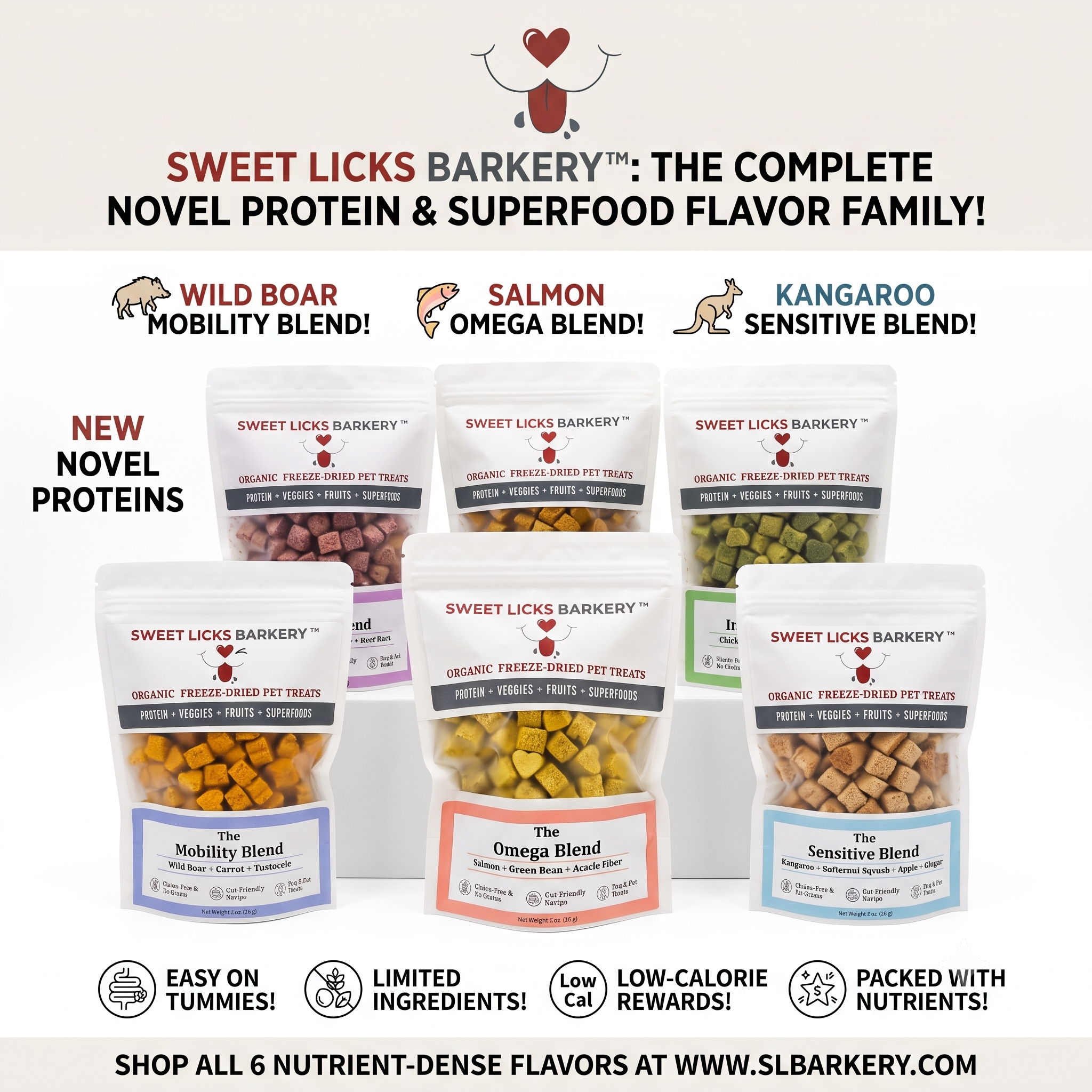 THE COMPLETE NOVEL PROTEIN & SUPERFOOD FLAVOR FAMILY!