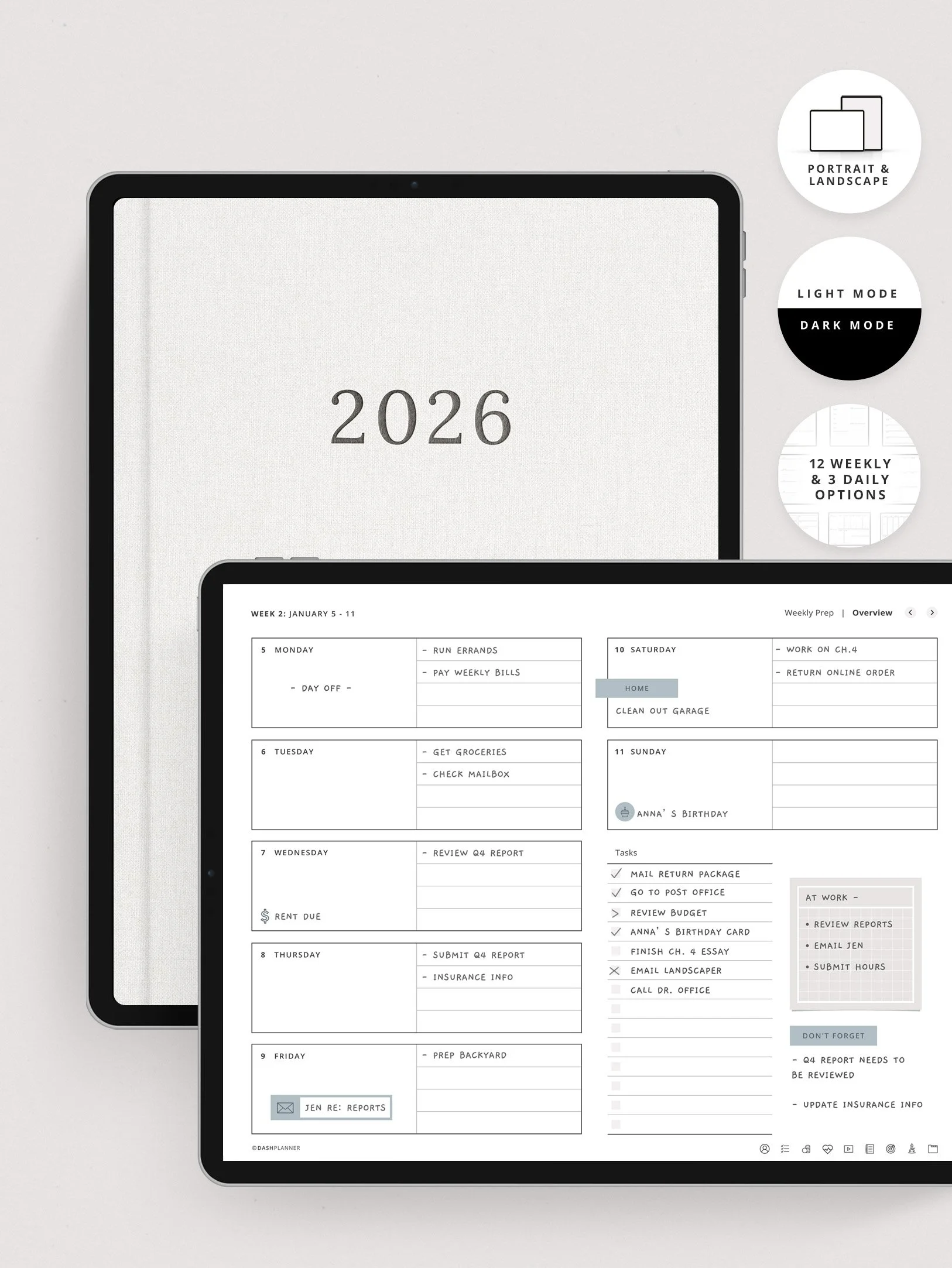 2026 Digital Planner Set
