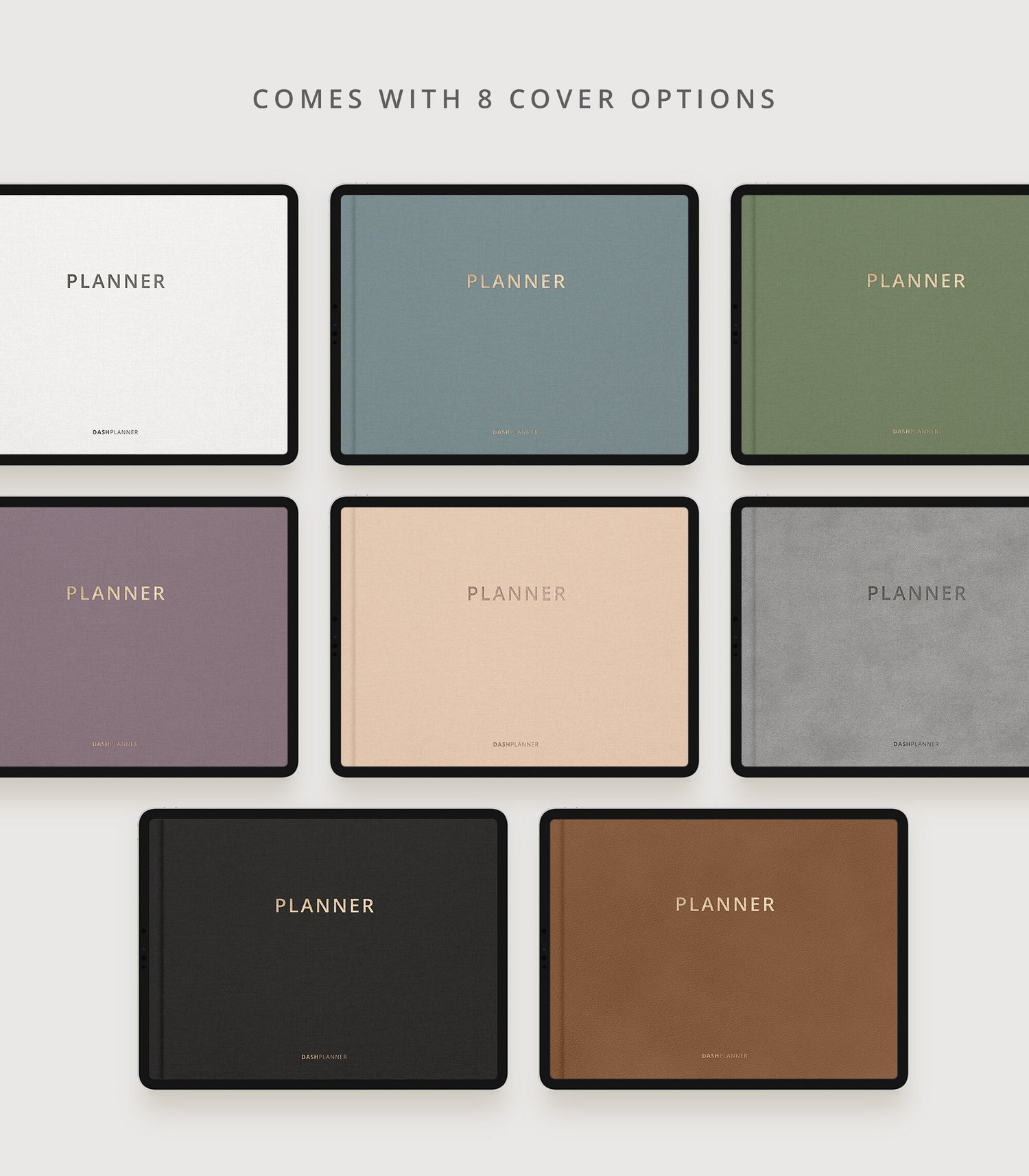 Undated Digital Planner Bundle Dash Planner