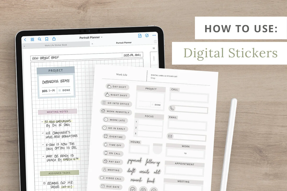 How to Use Digital Stickers on iPad