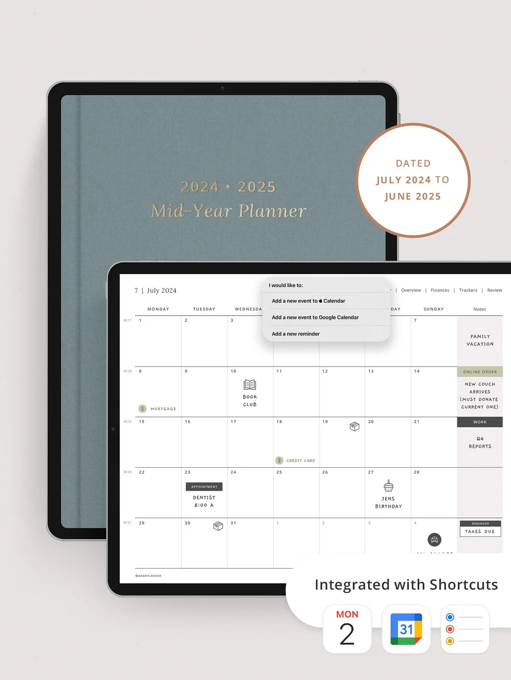 2024-2025 Mid-Year Planner with links to Apple Calendar, Google Calendar, and Reminders - Goodnotes — Dash Planner 2024-2025-mid-year-planner-with-links-to-apple-calendar-google-calendar-and-reminders-goodnotes-dash-planner