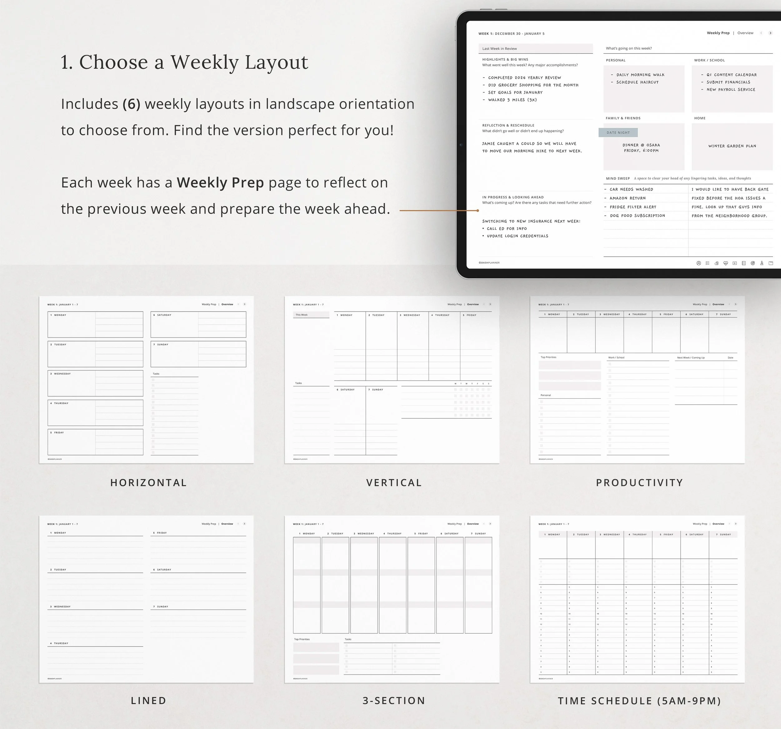 Tablet Planner App