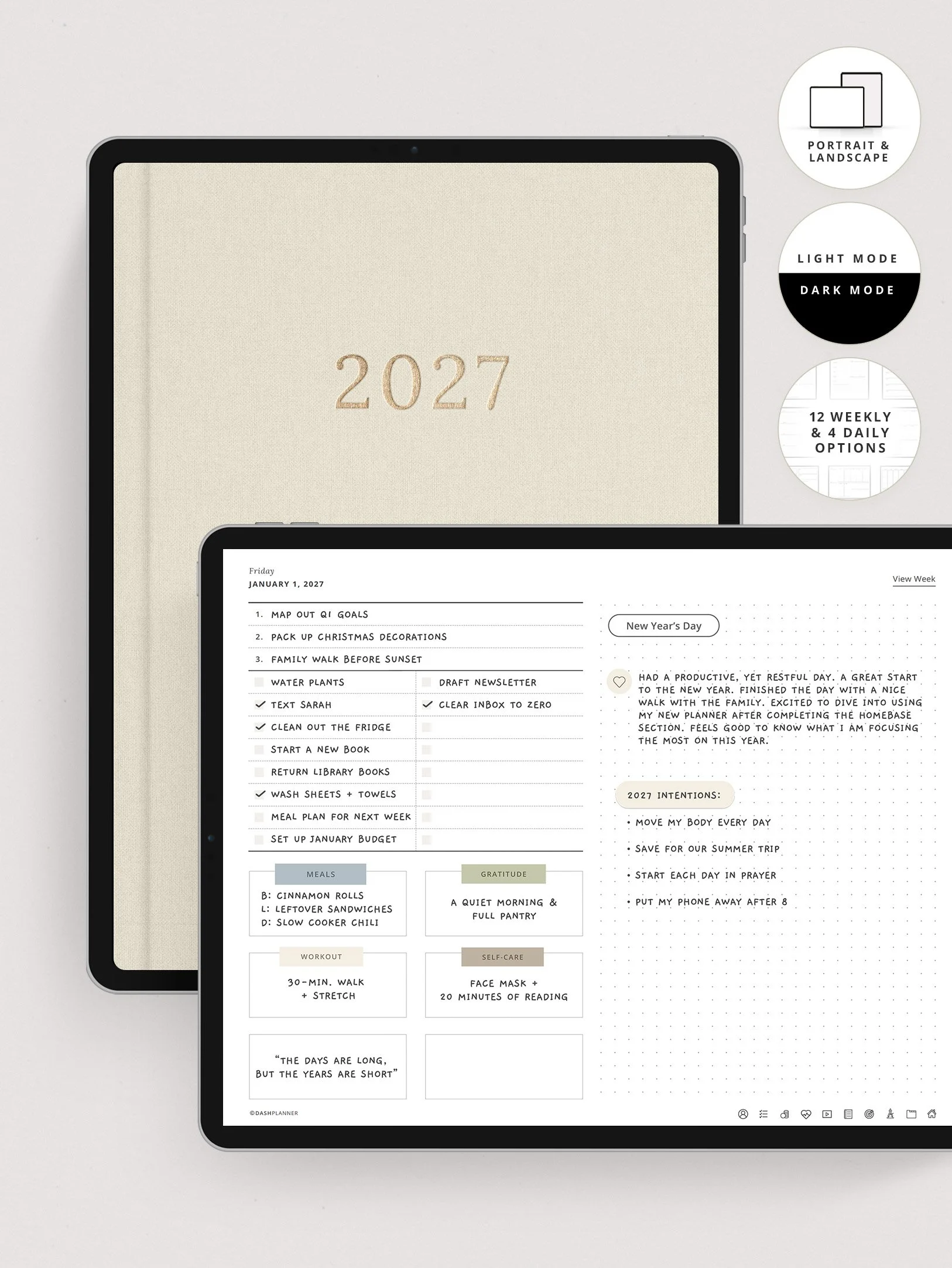 2027 Digital Planner Set
