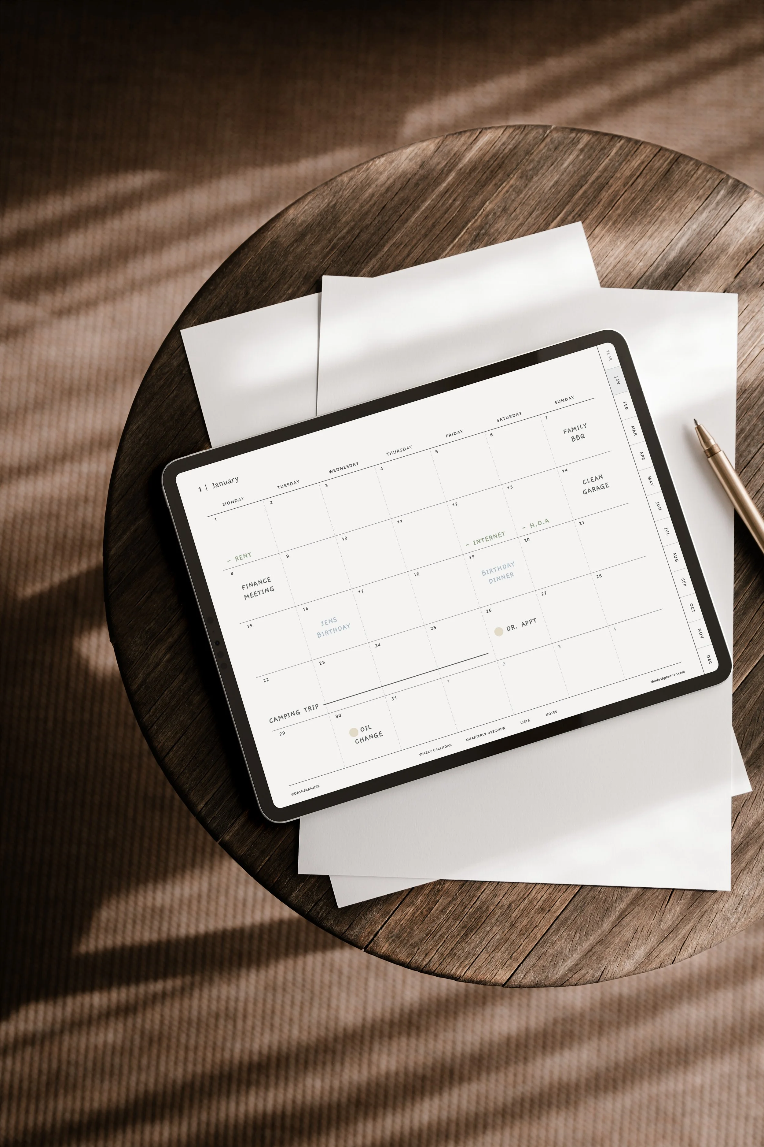 Free Digital Planner for iPad and Tablets