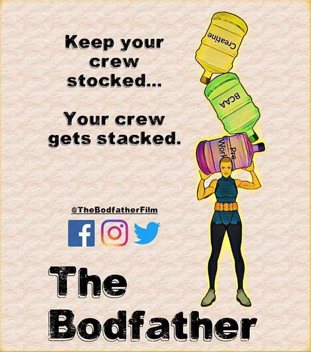 Stocked production --&gt; Stacked crew --&gt; Badass movie. We did the math and decided to get the best crew on the planet to make this movie. You're welcome.

#TheBodfather #film #movie #independent #fitness #fitnessmotivation #bodybuilding #bodybui