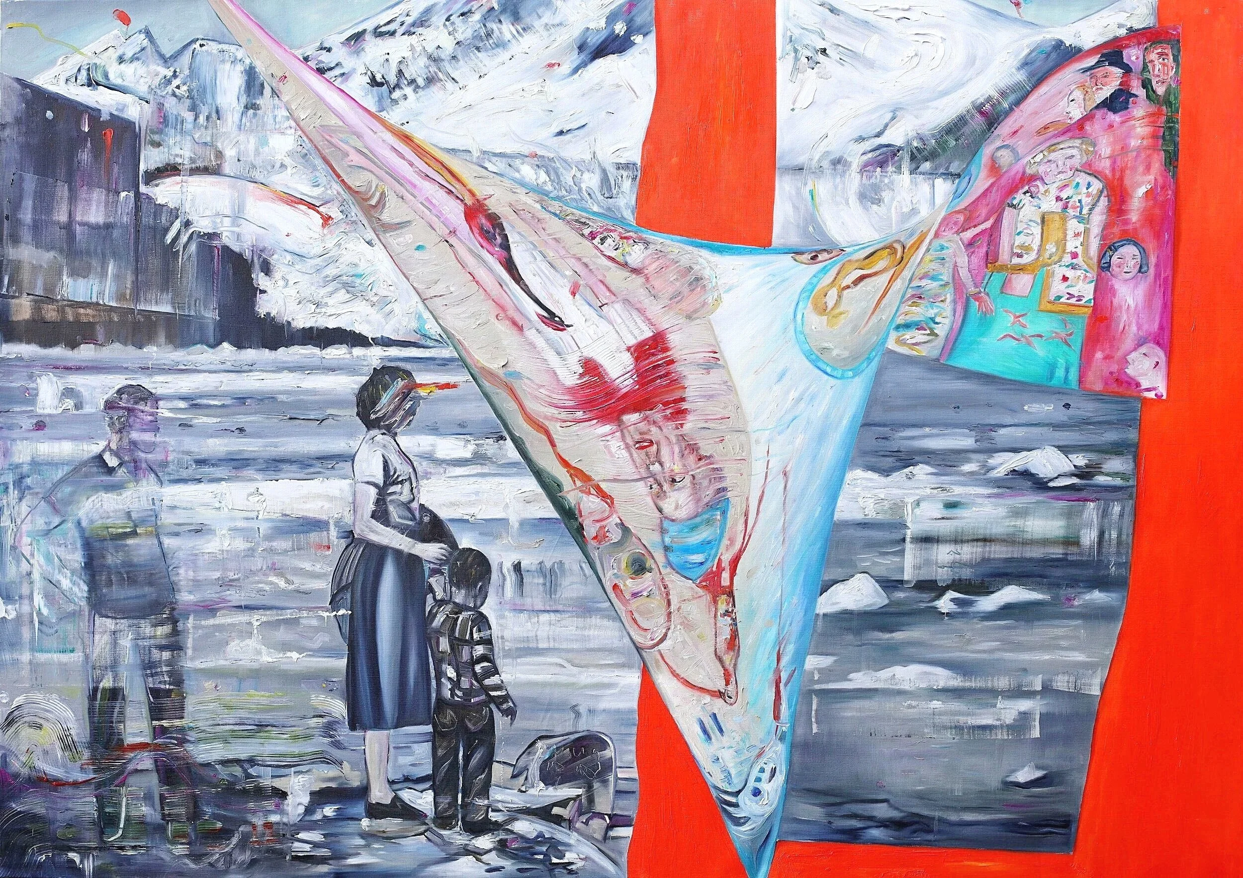 X-time/  Oil on Canvas 120x170cm/