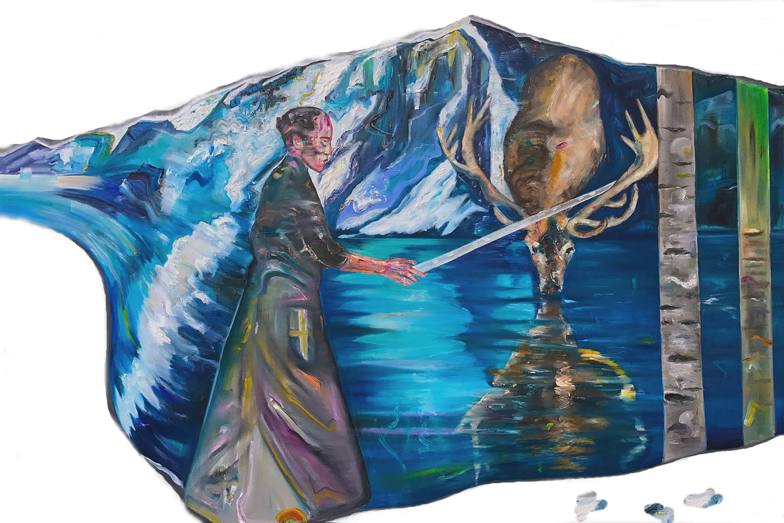 ©Hirsch/ Oil on Canvas /100x140cm/2017