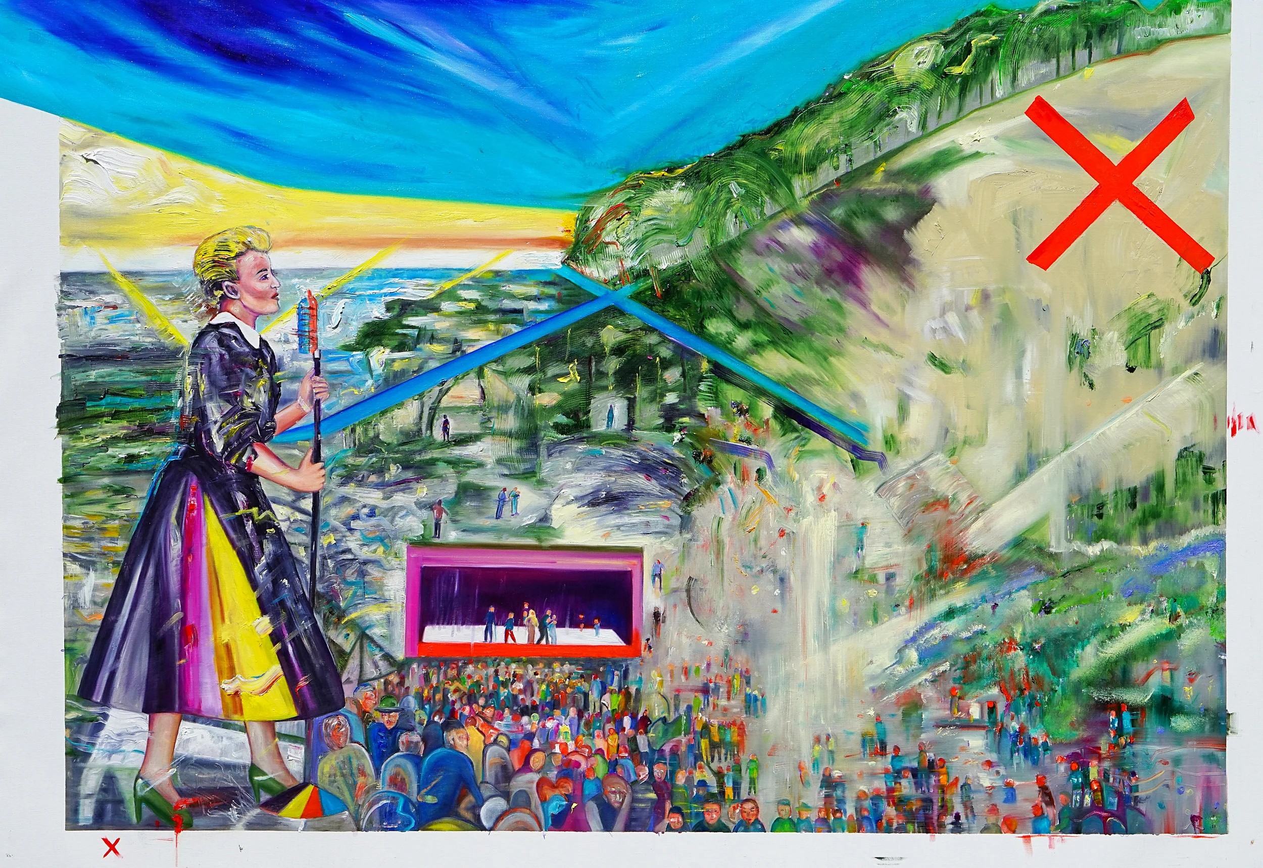 ©Treasure X /Oil on Canvas 140x200cm/2018