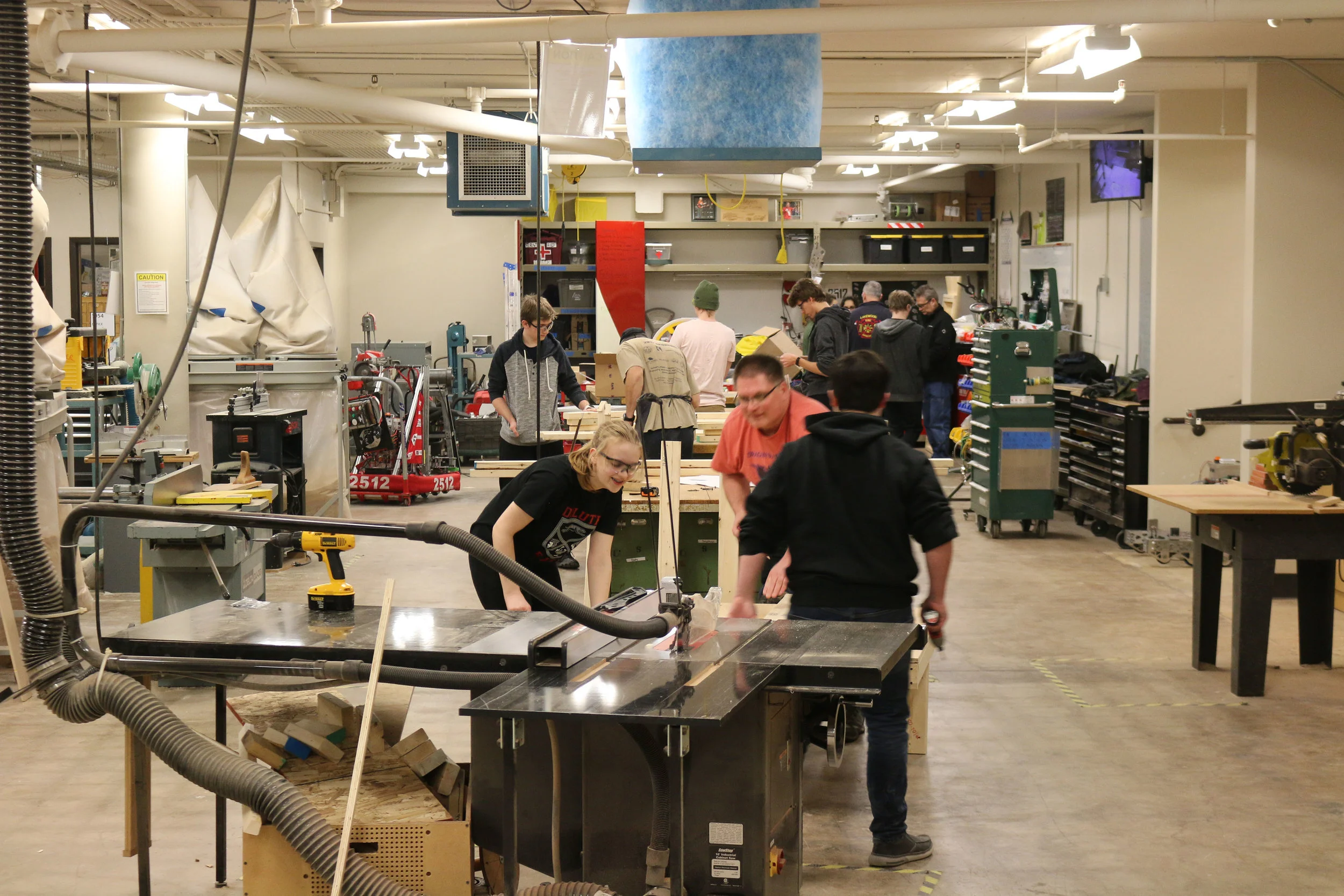 Fabrication working to start prototyping the robot
