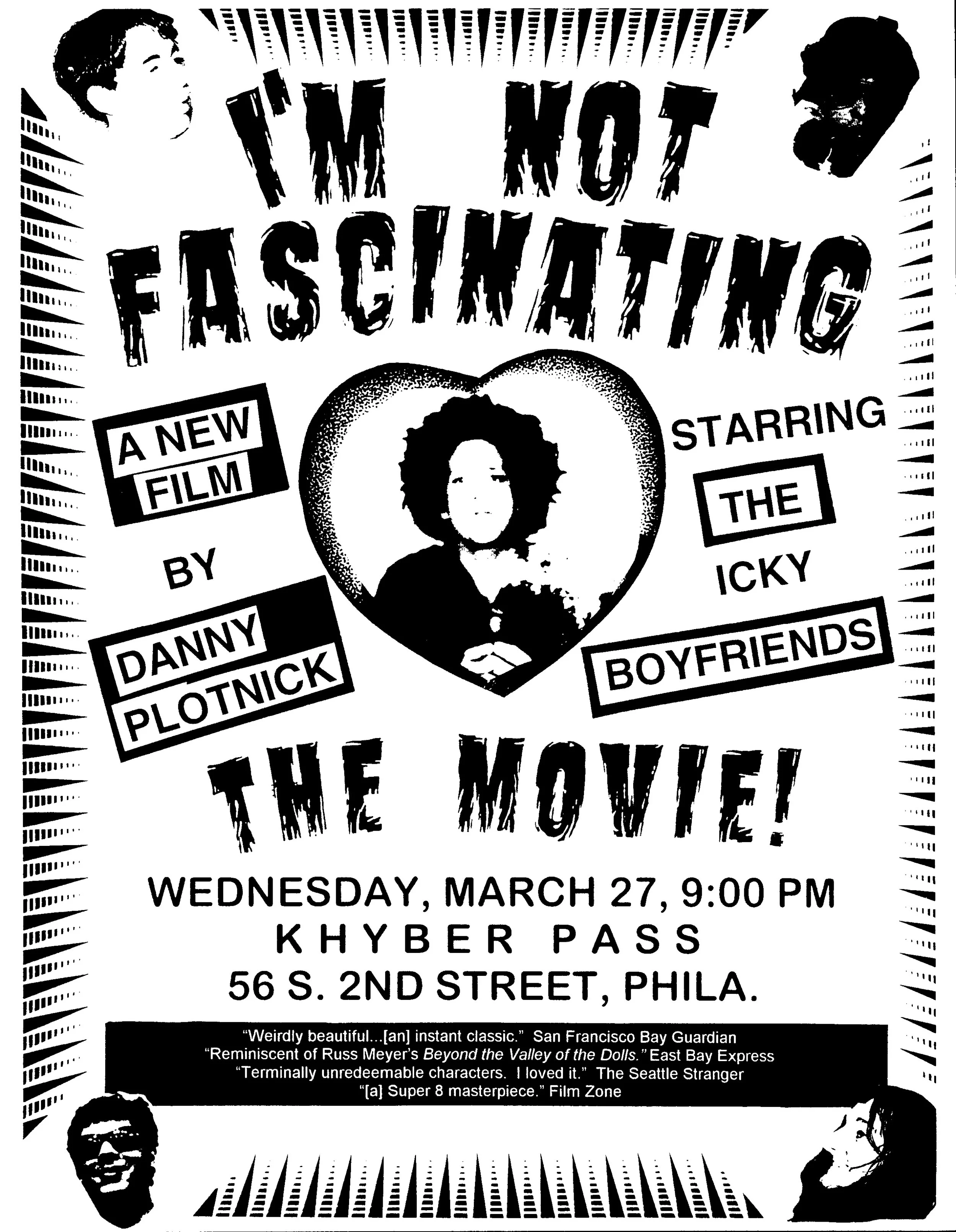 I'm Not Fascinating Tour Poster