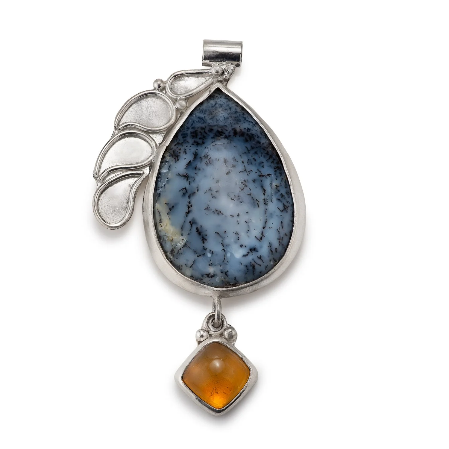 Fine Silver and Argentium Silver .940 Pendant