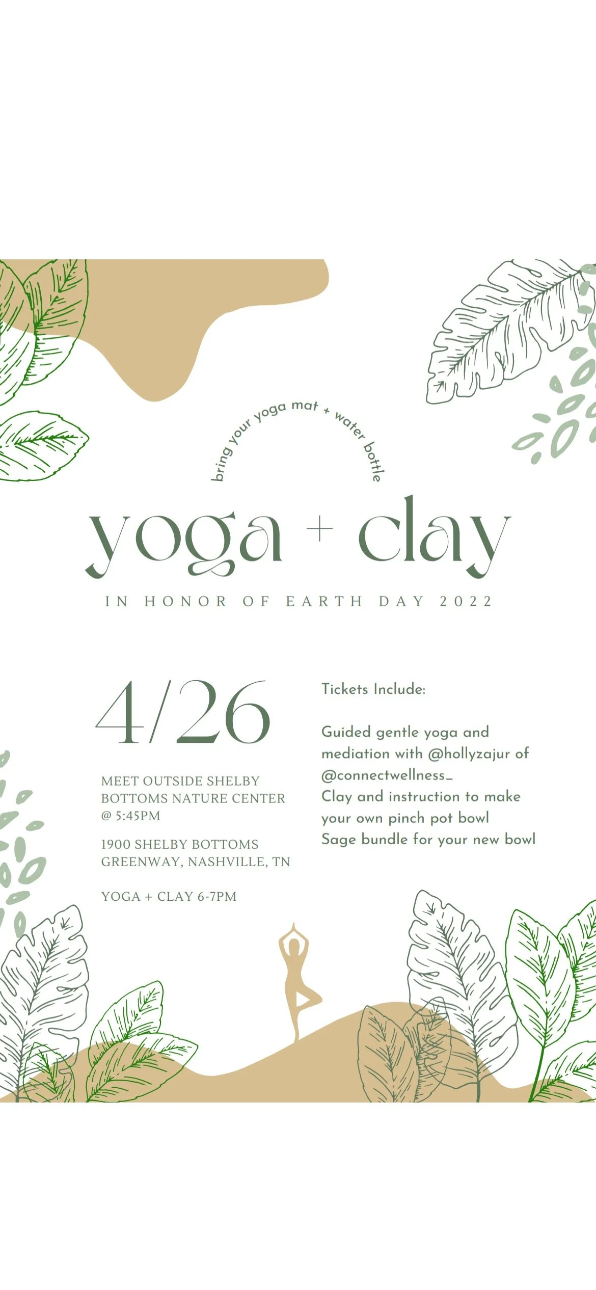 Nashville Pop Up: Yoga + Clay