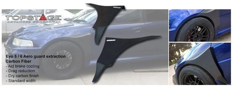 Mitsubishi Evolution 5,6 ,TM Aero Front guard wing